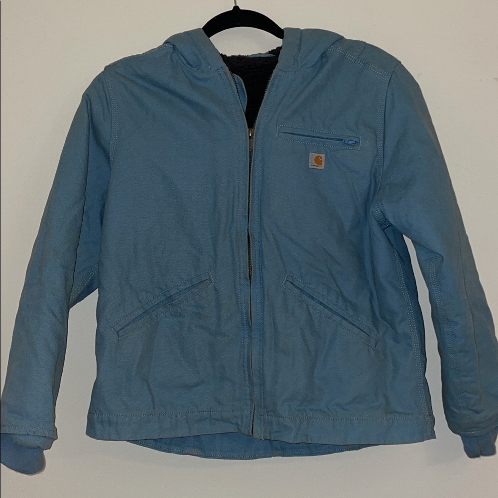RARE carhartt blue jacket